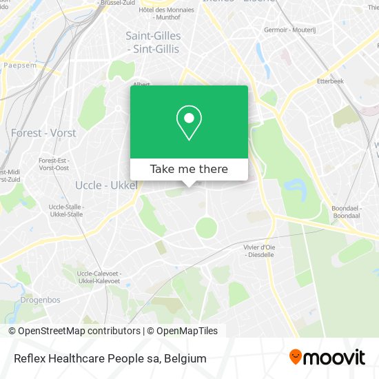 Reflex Healthcare People sa map