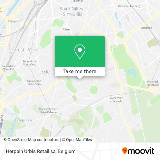 Herpain Urbis Retail sa map