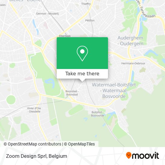 Zoom Design Sprl map