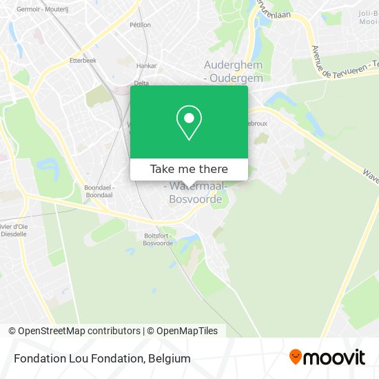 Fondation Lou Fondation map
