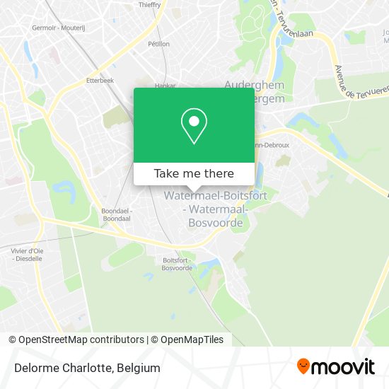 Delorme Charlotte map