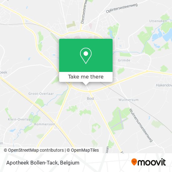 Apotheek Bollen-Tack map