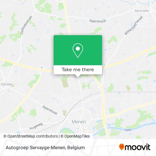 Autogroep Servayge-Menen plan