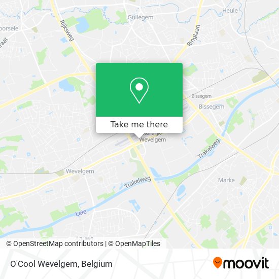 O'Cool Wevelgem map