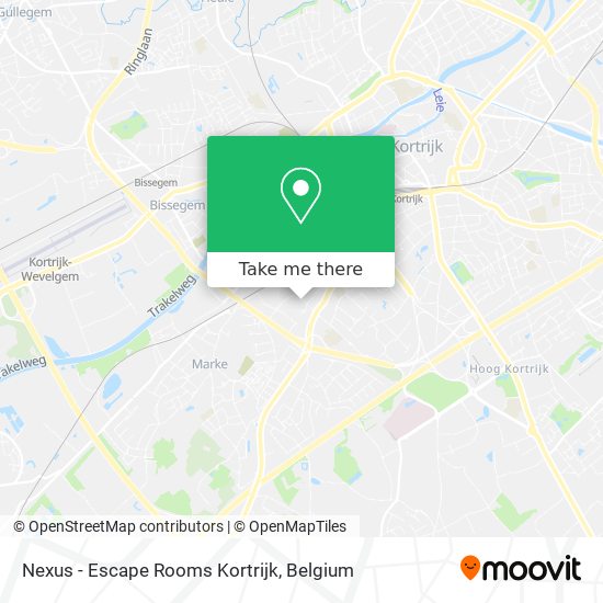 Nexus - Escape Rooms Kortrijk plan