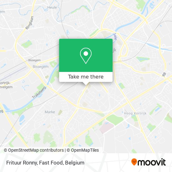 Frituur Ronny, Fast Food map