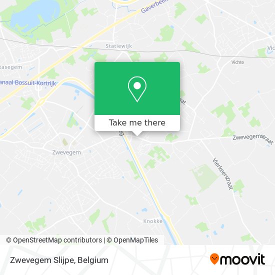 Zwevegem Slijpe map