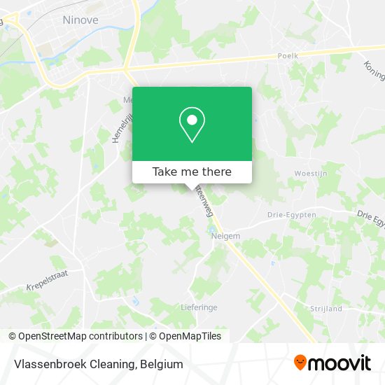 Vlassenbroek Cleaning map