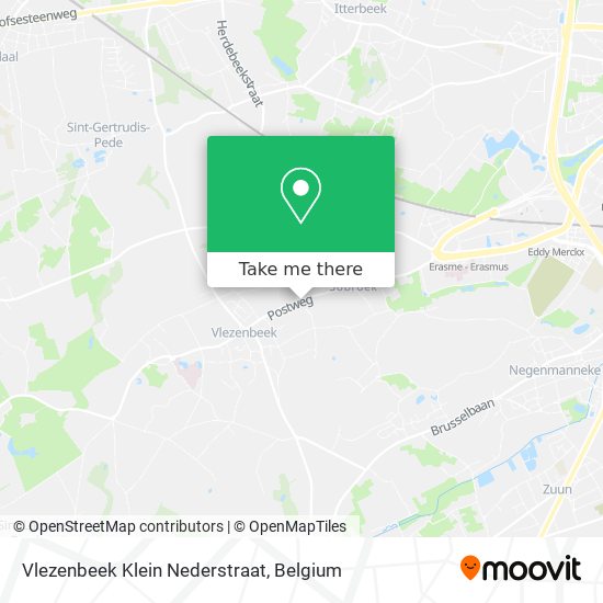 Vlezenbeek Klein Nederstraat map