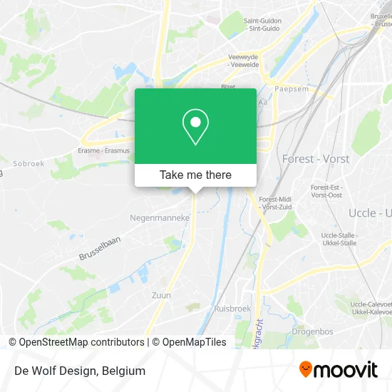 De Wolf Design map