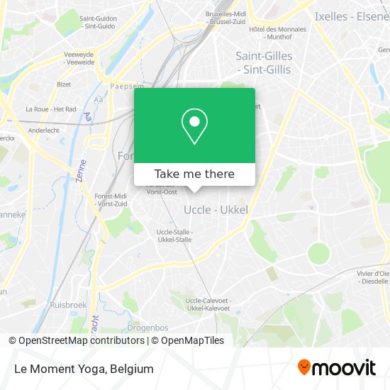 Le Moment Yoga map