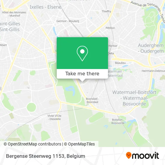 Bergense Steenweg 1153 map