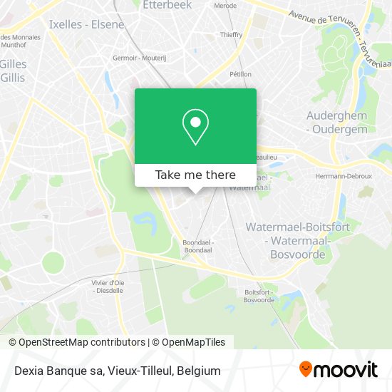 Dexia Banque sa, Vieux-Tilleul map