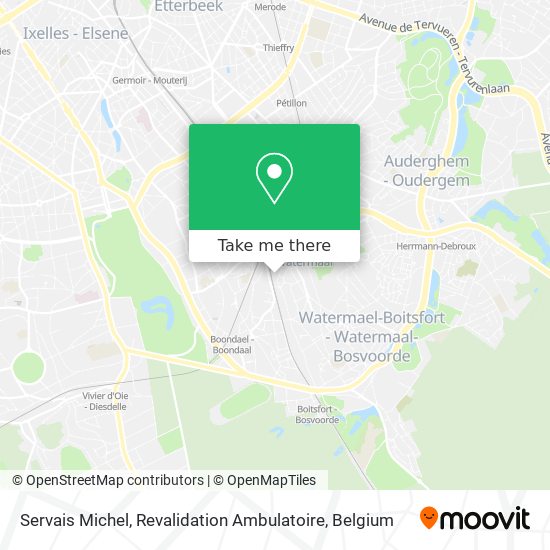 Servais Michel, Revalidation Ambulatoire map