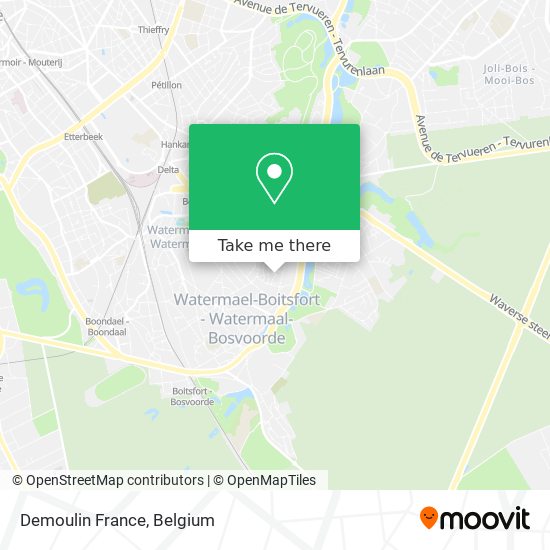 Demoulin France map