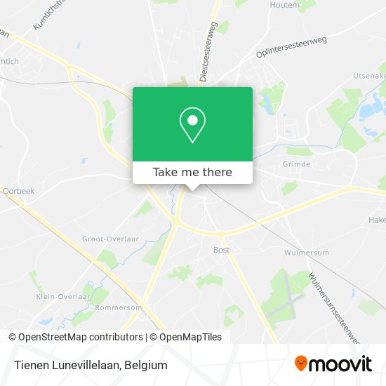 Tienen Lunevillelaan map