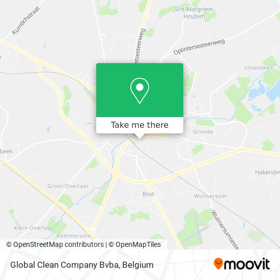 Global Clean Company Bvba map