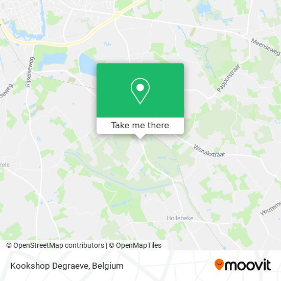 Kookshop Degraeve map