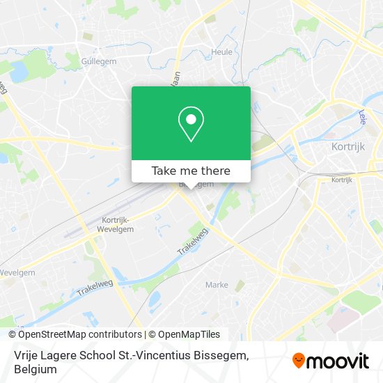 Vrije Lagere School St.-Vincentius Bissegem plan