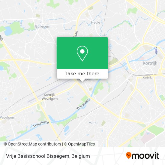 Vrije Basisschool Bissegem map