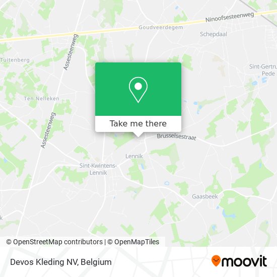 Devos Kleding NV map