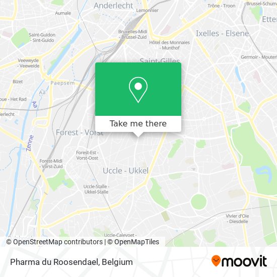 Pharma du Roosendael map
