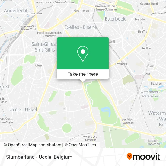 Slumberland - Uccle map