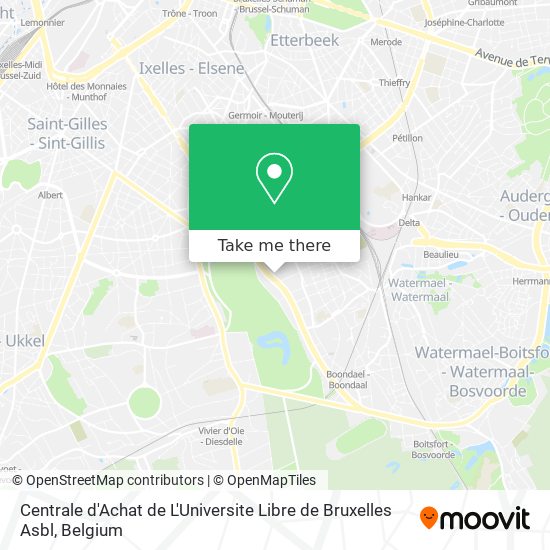 Centrale d'Achat de L'Universite Libre de Bruxelles Asbl plan