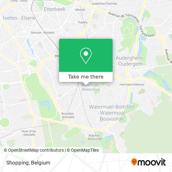 Shopping map