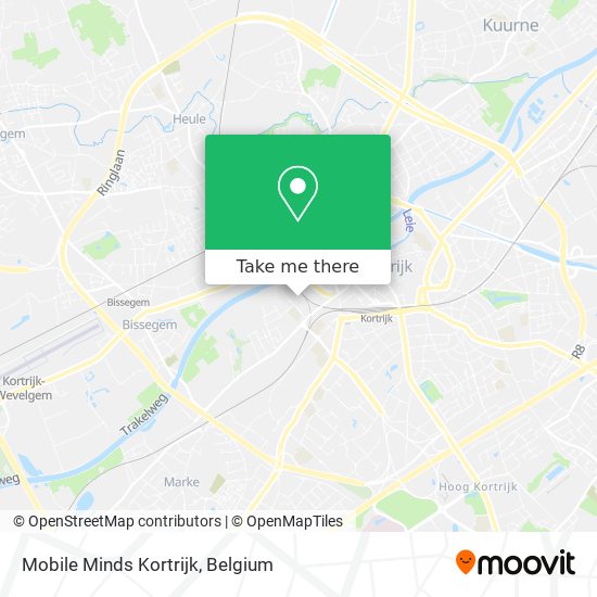 Mobile Minds Kortrijk map