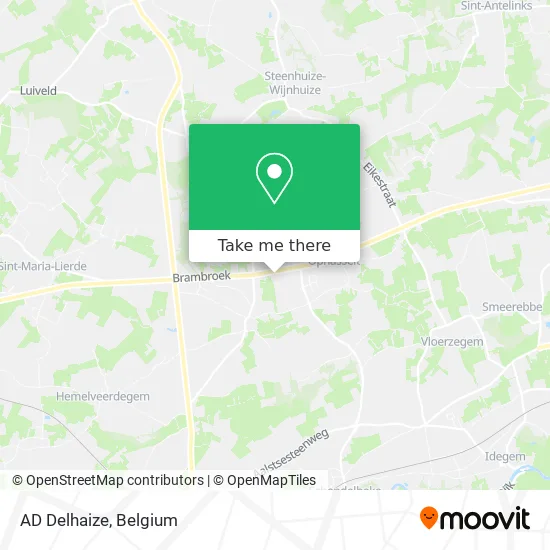 AD Delhaize map