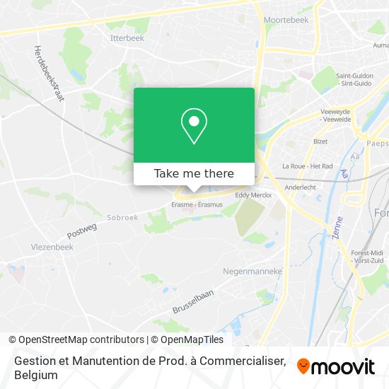 Gestion et Manutention de Prod. à Commercialiser map