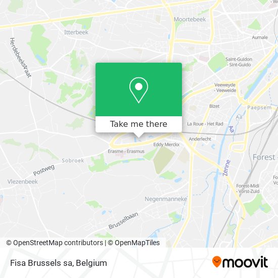 Fisa Brussels sa map