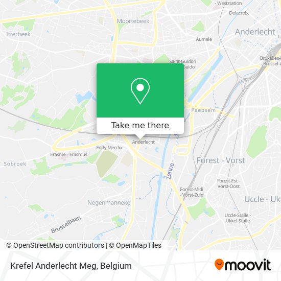 Krefel Anderlecht Meg map