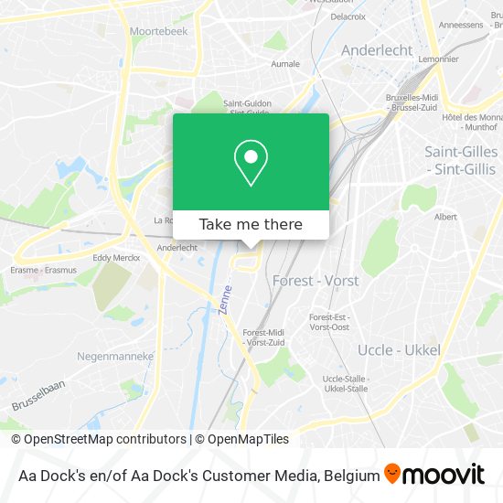 Aa Dock's en / of Aa Dock's Customer Media map