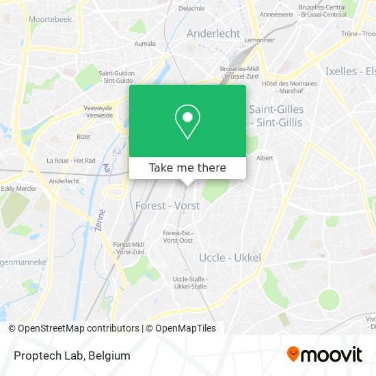 Proptech Lab map