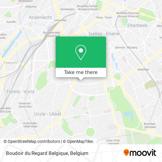 Boudoir du Regard Belgique plan