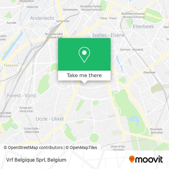 Vrf Belgique Sprl map