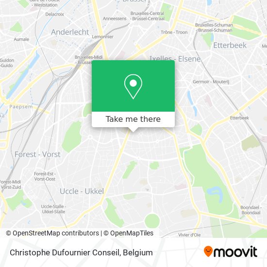 Christophe Dufournier Conseil map