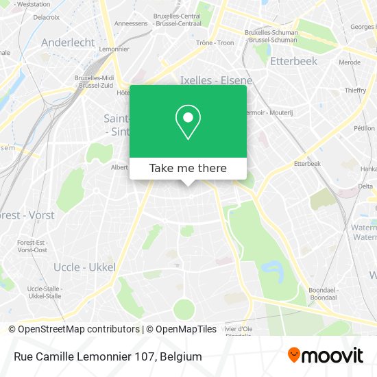 Rue Camille Lemonnier 107 map