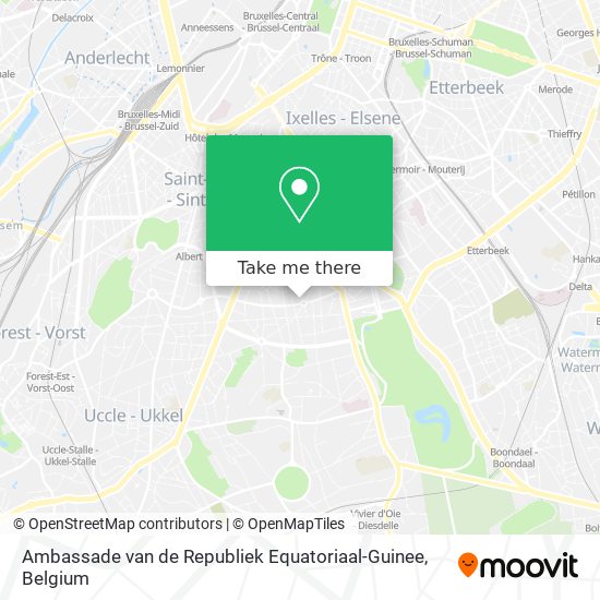 Ambassade van de Republiek Equatoriaal-Guinee plan