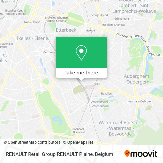 RENAULT Retail Group RENAULT Plaine map