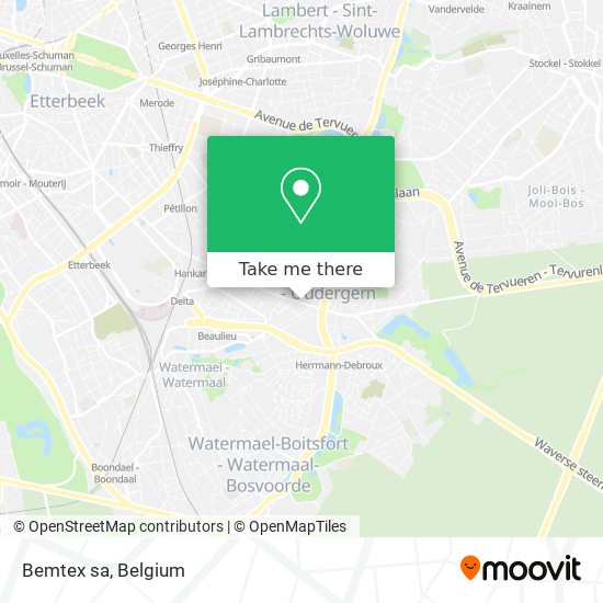 Bemtex sa map