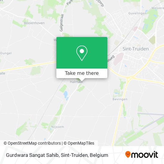 Gurdwara Sangat Sahib, Sint-Truiden plan