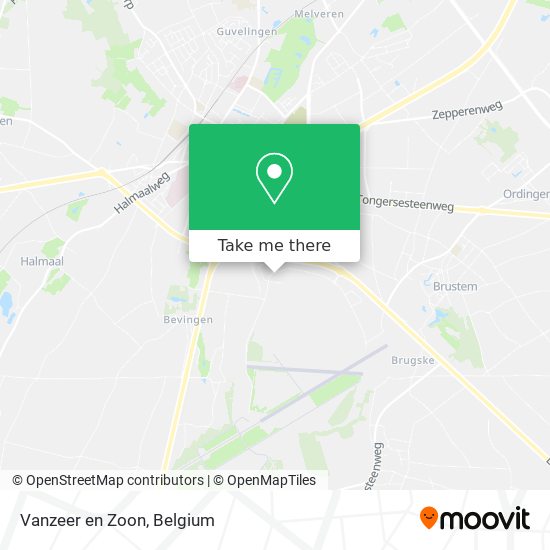 Vanzeer en Zoon map