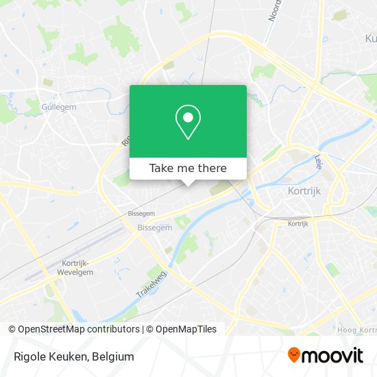 Rigole Keuken map