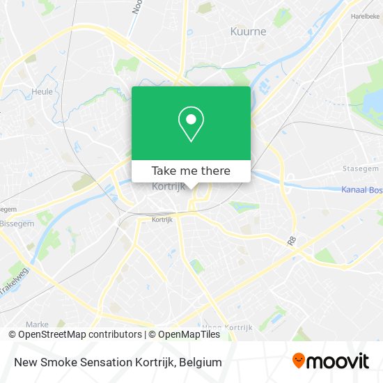 New Smoke Sensation Kortrijk map