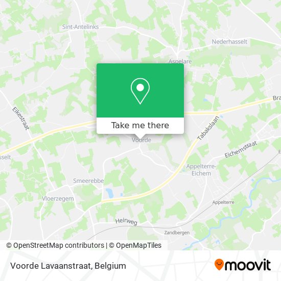 Voorde Lavaanstraat plan