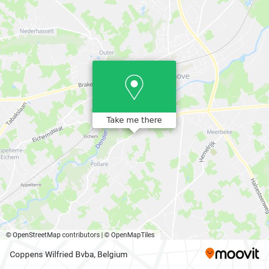 Coppens Wilfried Bvba map