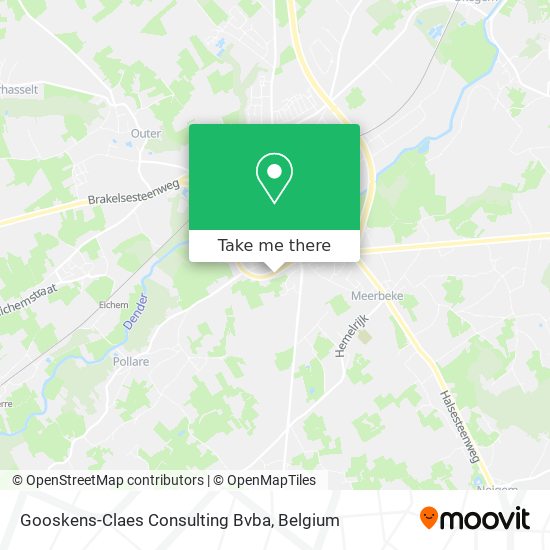 Gooskens-Claes Consulting Bvba map